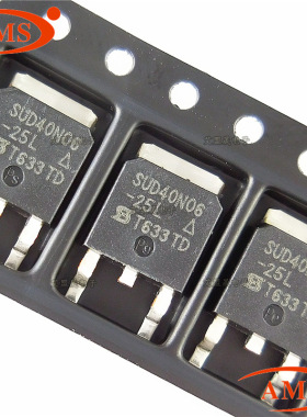 SUD40N06-25L 40N06 TO-252贴片 MOS场效应管 全新现货