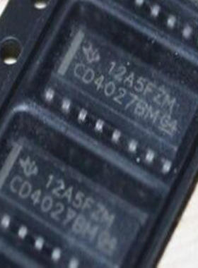 CD4027B CD4027贴片 SOP-16 双J-K主从触发器逻辑IC 全新现货