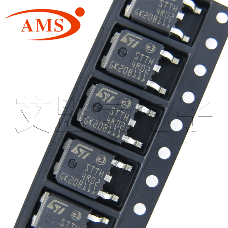 STTH4R02B-TR TO-252贴片 DPAK超快恢复二极管 ST/意法 STTH4R02