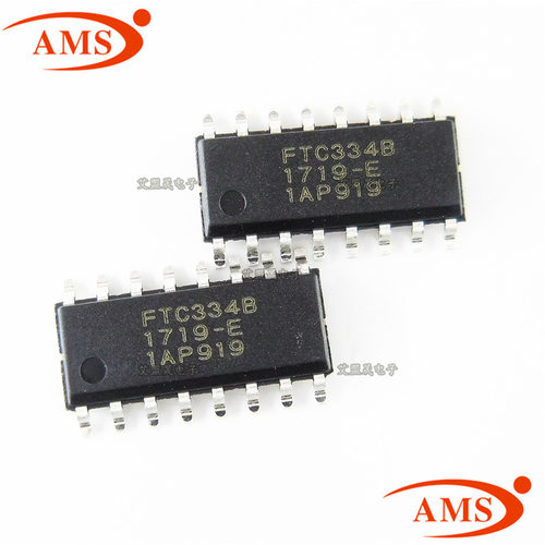 FTC334B FTC334 封装SOP-16贴片 触摸按键IC芯片 全新现货