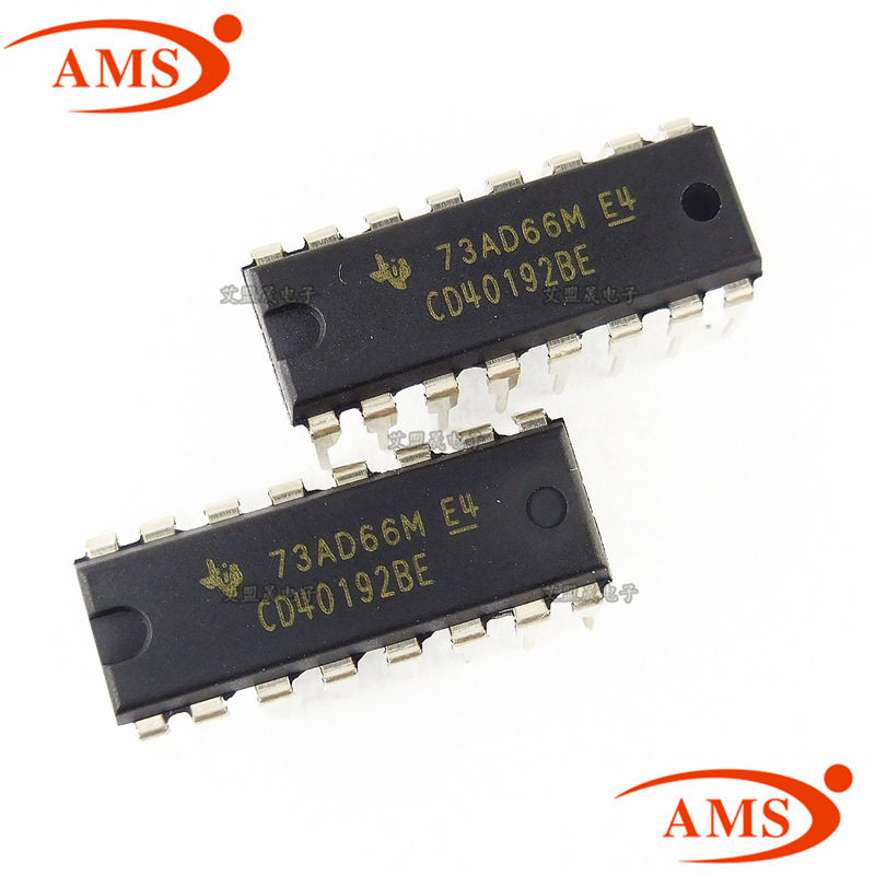 CD40192BE CD40192 DIP-16 计数器逻辑IC芯片 TI/德州 全新现货