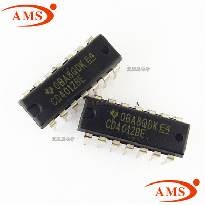 CD4012BE CD4012B 直插DIP-14 双4输入与非门 逻辑芯片 全新现货