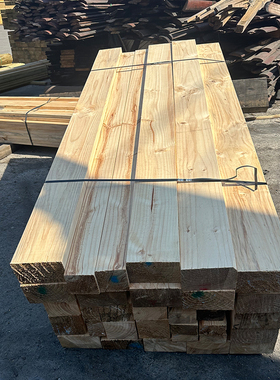 防腐木户外地板吊车枕木枕木铁路木梁机械设备垫木建筑桥承重木方