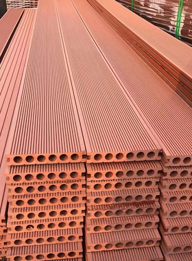 塑木地板户外露台木塑地板室外防腐木条阳台共挤二代庭院花园木板