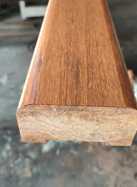 重竹木扶手高耐竹地板室外栏杆护栏河道护手竹钢菠萝格防腐木