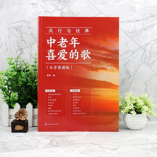 正版 流行与经典：中老年喜爱的歌（大字简谱版）