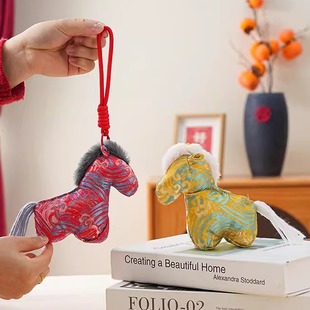 2026马年挂件春节过年喜庆氛围生肖马吉祥物新年装饰品福字摆件