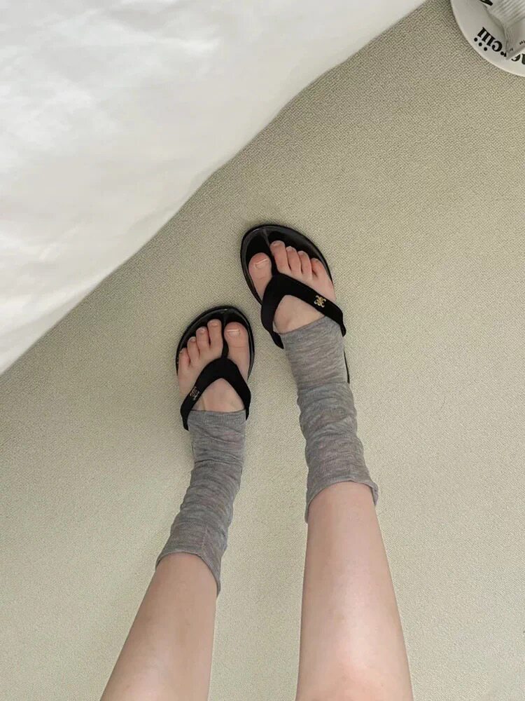 夏日救星露思同款超薄的韩系袜套图片