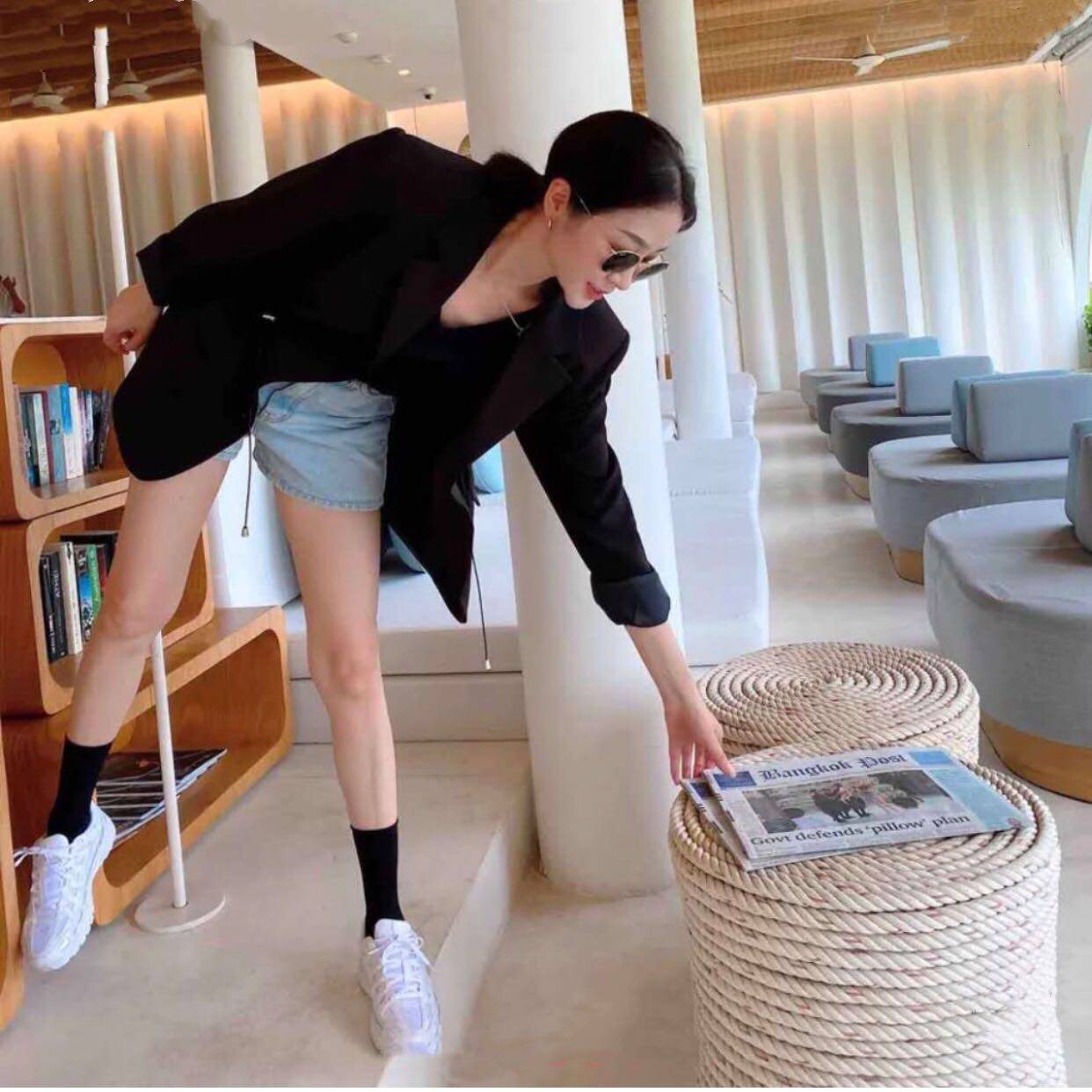 widelia十三行老板娘弹力袜女韩版中筒袜女神同款袜子