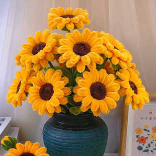 扭扭棒向日葵花束手工diy材料包加密毛条自制扭扭花送朋友礼物