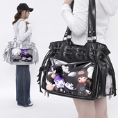 木与石演唱会藏灯牌痛包藏东西 暗格包大容量追星托特包20cm娃包