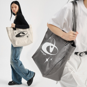 木与石2023新款包包女秋冬大学生通勤上课百搭单肩包大容量托特包