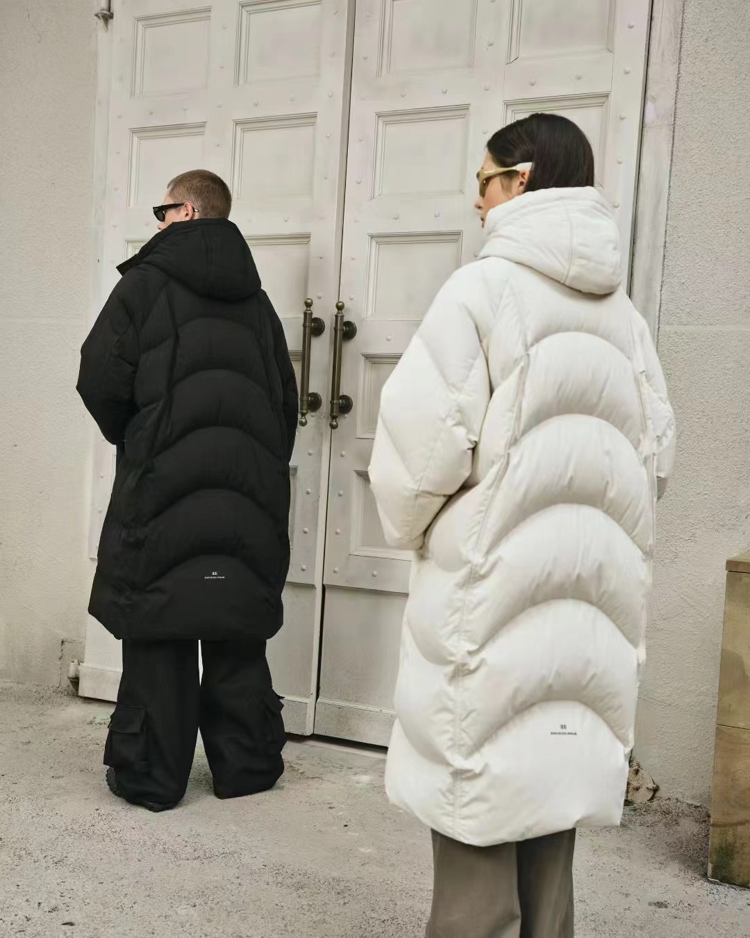 348g高容量连帽羽绒服男长款过膝冬季加厚保暖连帽防风极寒外套男