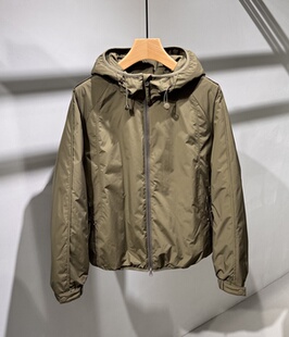 90鹅绒连帽羽绒服美式 男士 纯色加厚保暖宽松羽绒冲锋衣潮 新款 冬季