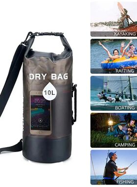 Waterproof Dry Bag PVC Beach Backpack Swimming Sack with