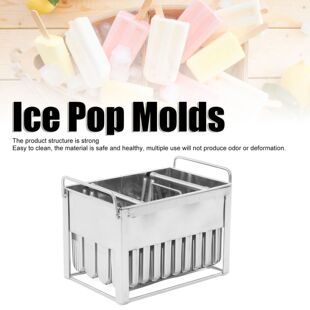 d DIY Reusable Rustproof Metal Ice Lolly Mould for Ice Cream