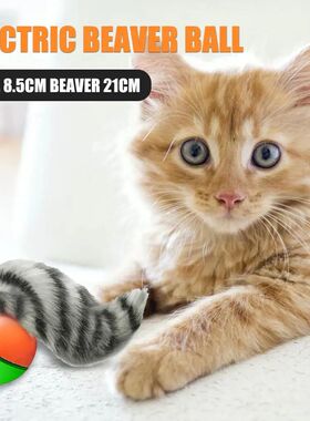 Electric Beaver Weasel Rolling Ball Pet Dog Cat Interactive