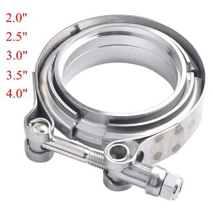 V Band Clamp Male Female Exhaust Flange 304 Stainless Steel