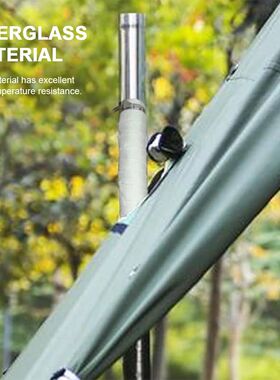 Fireproof Anti-scald Chimney Protector with 2 Clamps Pipe