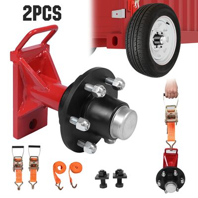 2Pack Shipping Container Hub and Spindle Kit with Ratchet