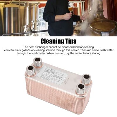 inless Steel Brazed Plate Heat Exchanger for Beer Wort Water