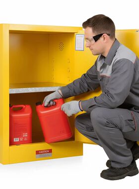 12 Gallon Flammable Storage Cabinet 22.8in W X 18.1in D X
