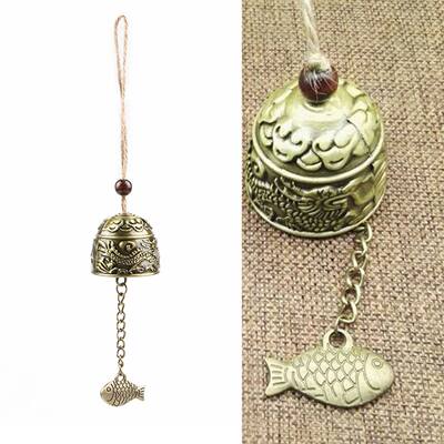 gon Pattern Hanging Bell for Car Home Garden Yard Decoration