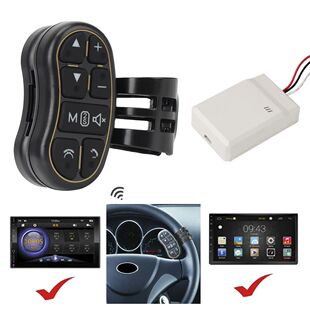 Car Steering Wheel Buttons Wireless Controller Automobile