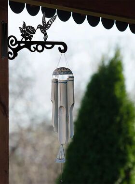 10 Inch Metal Hanging Plant Bracket with Bird Design Plant