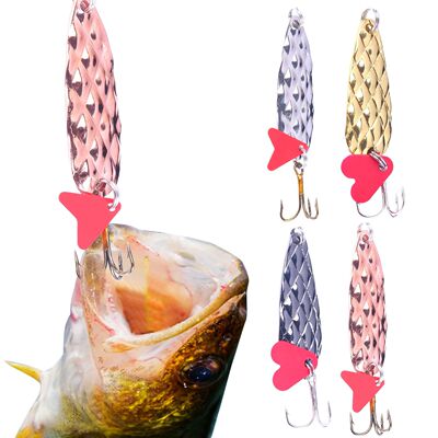 Metal Spinner Spoons Trout Fishing Lures 9g Hard Metal