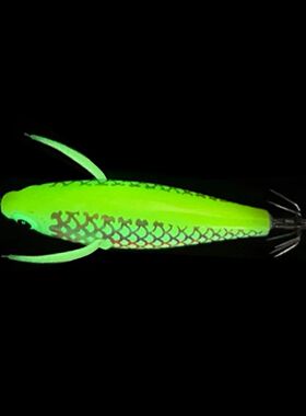 Luminous Squid Hook Squid Fishing Lure with 3D Eyes