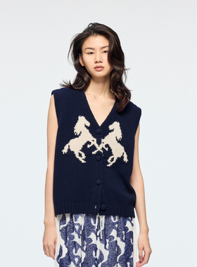 UOOYAA/乌丫2026春季新款「奇幻嘉年华」马年限定毛衫马甲