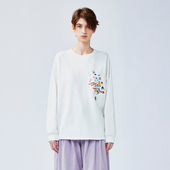 「贴贴纸」长袖 新款 T恤 乌丫2025春季 UOOYAA