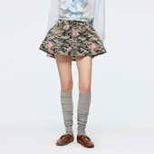 新款 UOOYAA 乌丫2026春季 「魔法花园」蔷薇迷彩五袋短裙