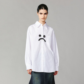 UOOYAA 衬衫 乌丫经典 哭脸长袖