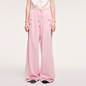 UOOYAA 「奇幻精灵」蝴蝶结水洗卫裤 乌丫2025冬季 新款