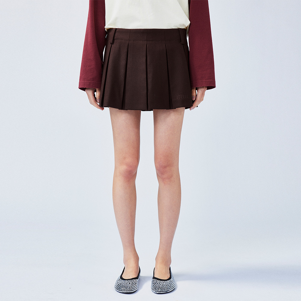 UOOYAA/乌丫学院风百褶短半裙
