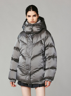 UOOYAA/乌丫经典连帽面包羽绒服