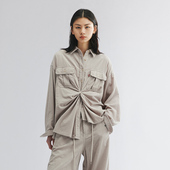 乌丫2025秋季 新款 「随便穿」灯芯绒扭结工装 UOOYAA 衬衫