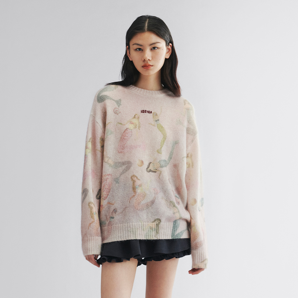 UOOYAA/乌丫美人鱼套头毛衫