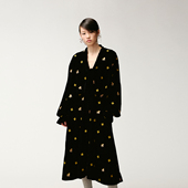 新款 UOOYAA 乌丫2026春季 「奇幻嘉年华」古典木马丝绒连衣裙