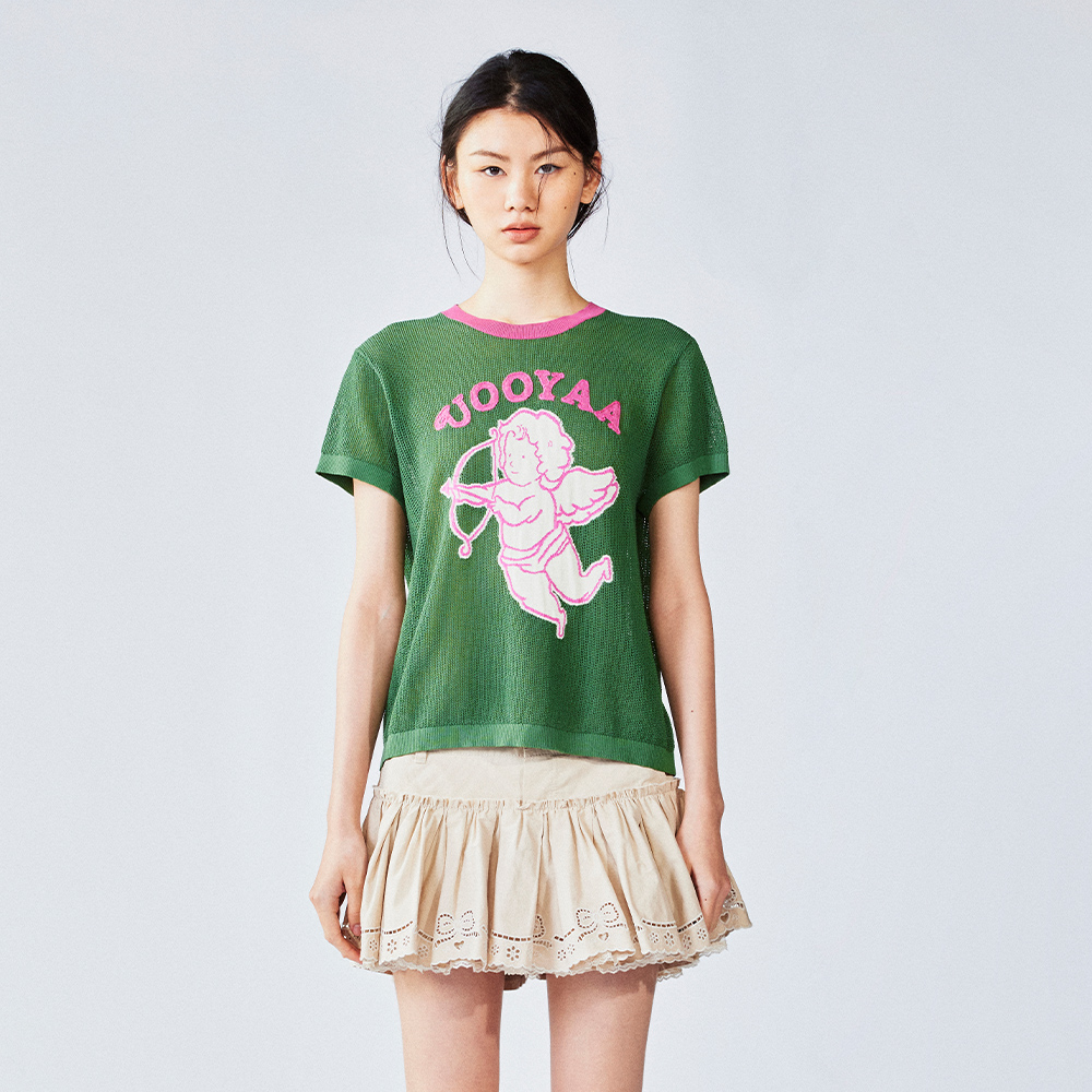 UOOYAA/乌丫爱的小天使毛衫T恤