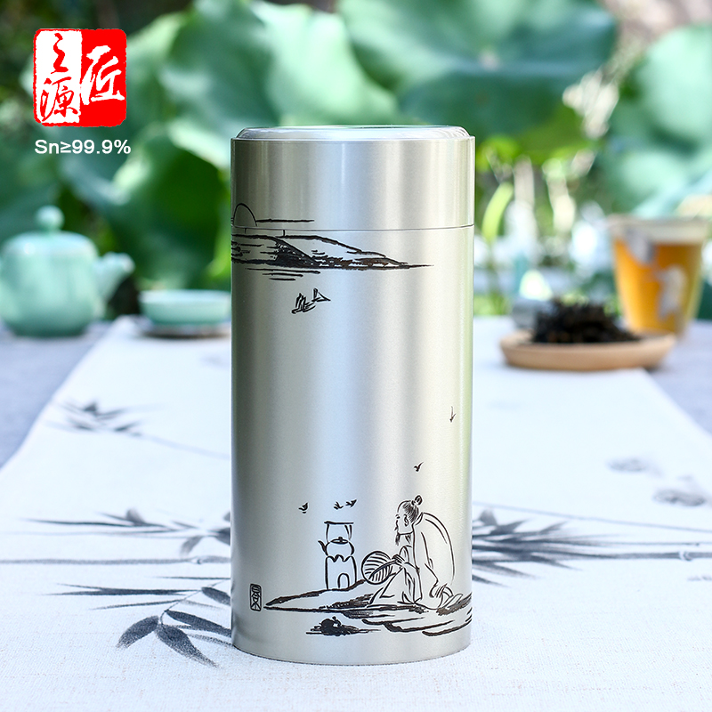 醒茶罐357克饼撬开一个李丽刻