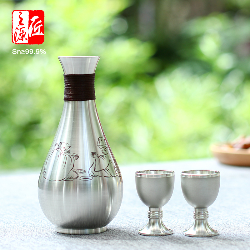 个旧家用锡器锡壶酒具日式酒壶