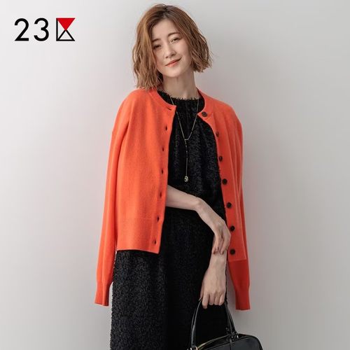 短款山羊绒针织毛衣开衫商场同款