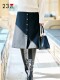 23区日系秋季 通勤职业OL羊毛混纺半身裙A字裙前开叉中裙商场同款