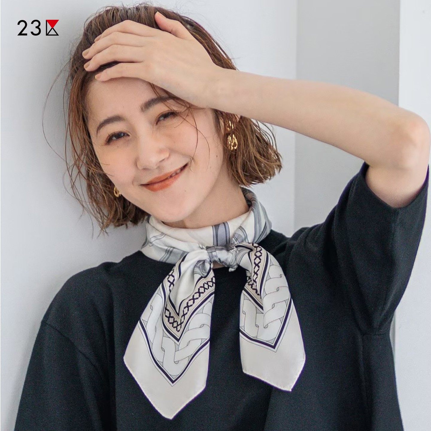 桑蚕丝印花真丝围巾头巾商场同款