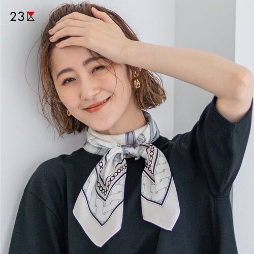 桑蚕丝印花真丝围巾头巾商场同款