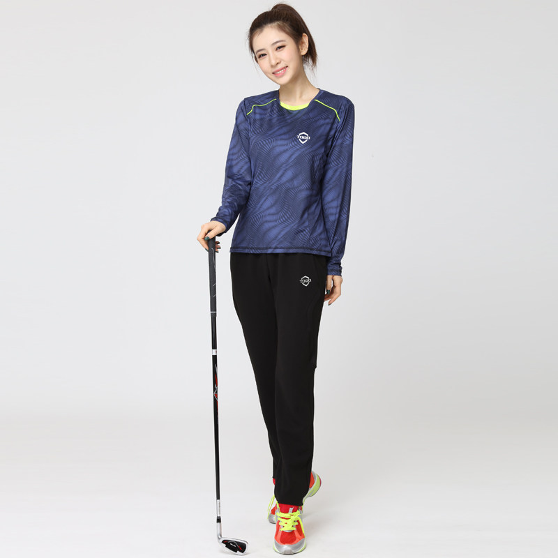 【全清价】唐盾羽毛球服长袖女秋冬网球乒乓球运动服长裤裙裤套装