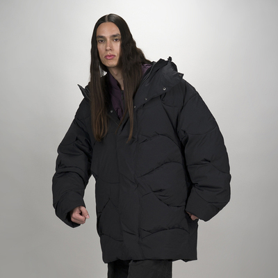 AAS光谱连帽中长款羽绒外套